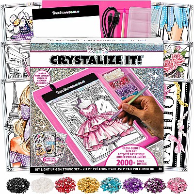 Crystalize It! DIY Light Up Gem Studio Set