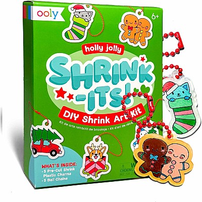 Holly Jolly Shrink-Its DIY Shrink Art Kit