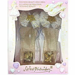 Reigning Beauty High Heels - Gold