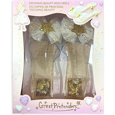 Reigning Beauty High Heels - Gold