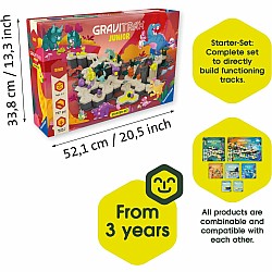 GraviTrax Junior Dino 197 pc Starter Set