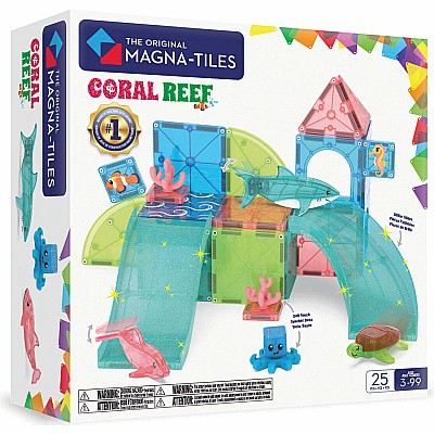 MAGNA-TILES Coral Reef 25-Piece Set