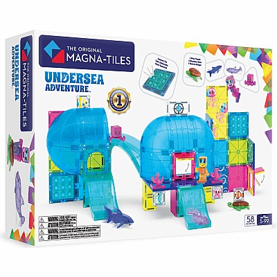 MAGNA-TILES Undersea Adventure 58-Piece Set