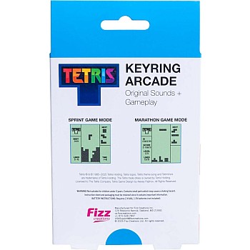 Tetris Keyring Arcade Game