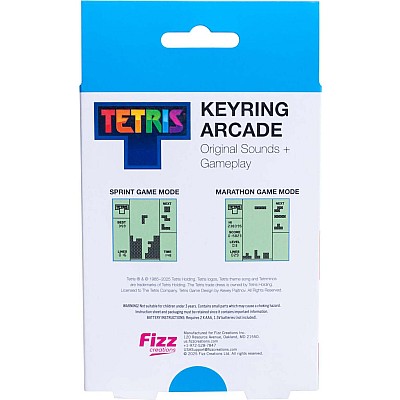 Tetris Keyring Arcade Game