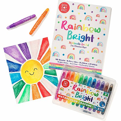 Rainbow Bright Multimedia Art Pad - 3 in 1 Premium Paper