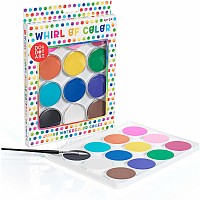 Whirl of Color Jumbo Watercolor Cakes