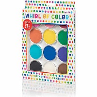 Whirl of Color Jumbo Watercolor Cakes