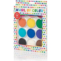 Whirl of Color Jumbo Watercolor Cakes