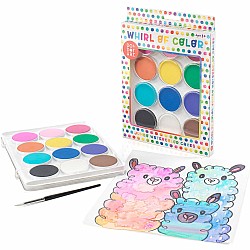 Whirl of Color Jumbo Watercolor Cakes