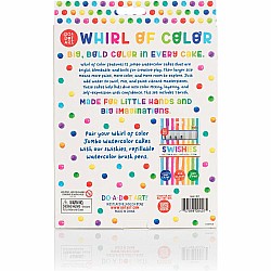 Whirl of Color Jumbo Watercolor Cakes