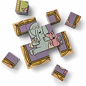 Mo Willems' Elephant & Piggie Wooden Cube Puzzle