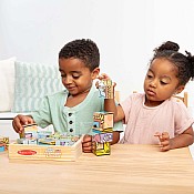 Mo Willems' Elephant & Piggie Wooden Cube Puzzle