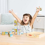 Mo Willems' Elephant & Piggie Wooden Cube Puzzle