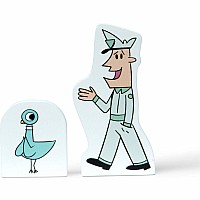 Mo Willems' The Pigeon! Wooden Bus Play Set