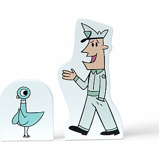 Mo Willems' The Pigeon! Wooden Bus Play Set