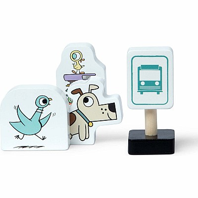 Mo Willems' The Pigeon! Wooden Bus Play Set