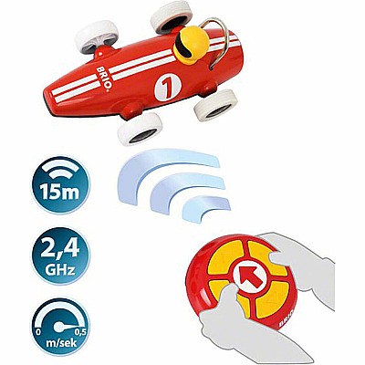 BRIO Remote Control Race Car Red