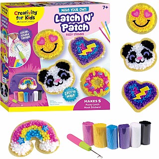 Creativity for Kids Make Your Own Latch N' Patch Fuzzy Stickers
