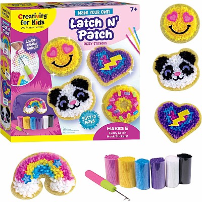 Creativity for Kids Make Your Own Latch N' Patch Fuzzy Stickers