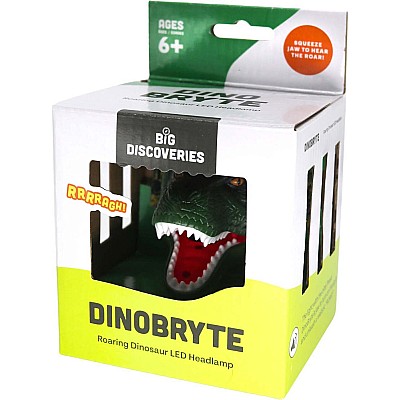 DinoBryte Roaring Dinosaur LED Headlamp