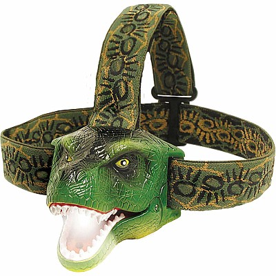DinoBryte Roaring Dinosaur LED Headlamp
