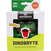 DinoBryte Roaring Dinosaur LED Headlamp
