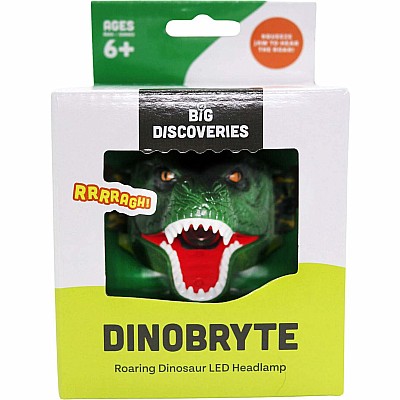 DinoBryte Roaring Dinosaur LED Headlamp