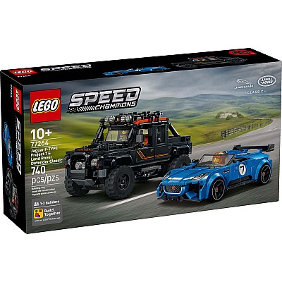 SPEED CHAMPIONS Jaguar F-TYPE Project 7 & Land Rover Defender Classic