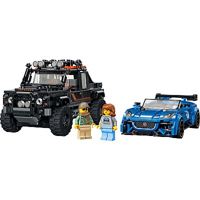 SPEED CHAMPIONS Jaguar F-TYPE Project 7 & Land Rover Defender Classic