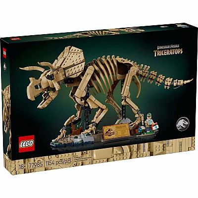 JURASSIC WORLD Dinosaur Fossils Triceratops
