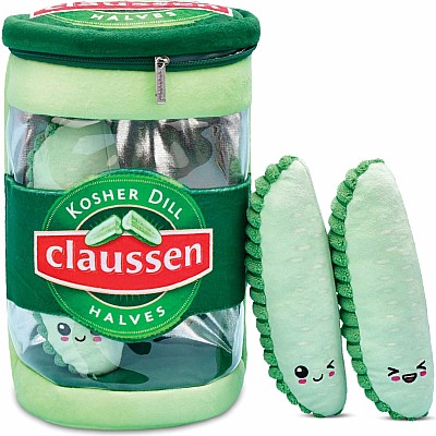 Claussen Kosher Dill Pickles Packaging Plush