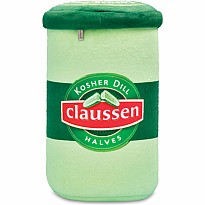 Claussen Kosher Dill Pickles Packaging Plush