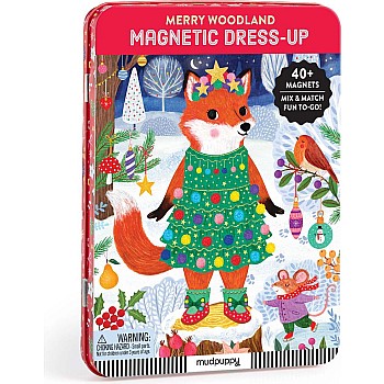 Mudpuppy Merry Woodland Magnetic Dress-Up Set