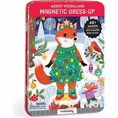 Mudpuppy Merry Woodland Magnetic Dress-Up Set