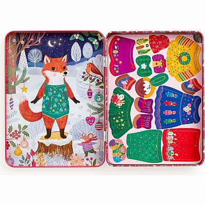 Mudpuppy Merry Woodland Magnetic Dress-Up Set