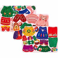 Mudpuppy Merry Woodland Magnetic Dress-Up Set