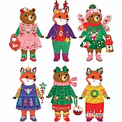 Mudpuppy Merry Woodland Magnetic Dress-Up Set