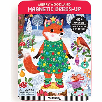 Mudpuppy Merry Woodland Magnetic Dress-Up Set