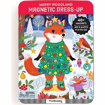 Mudpuppy Merry Woodland Magnetic Dress-Up Set
