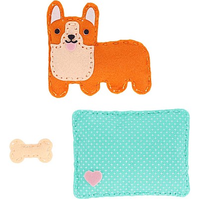 Petit Collage Mini Craft Kit: Pocket Corgi