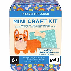 Petit Collage Mini Craft Kit: Pocket Corgi
