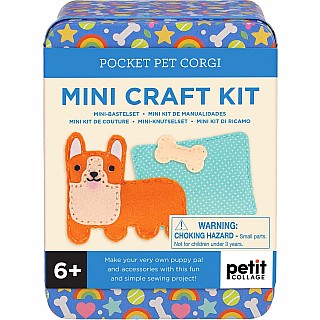 Petit Collage Mini Craft Kit: Pocket Corgi
