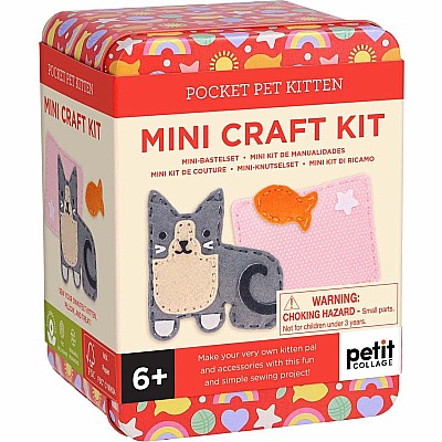 Petit Collage Mini Craft Kit: Pocket Kitten