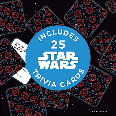 Star Wars Double-Sided Millennium Falcon Jigsaw Puzzle & Trivia