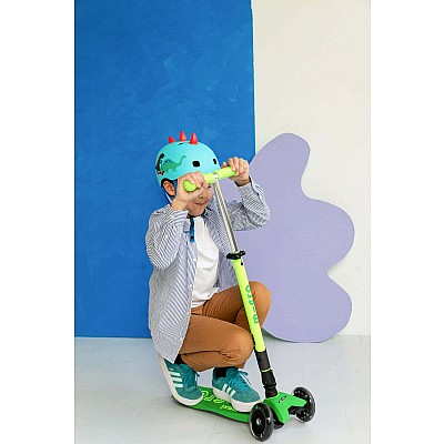 Micro Kickboard Maxi Deluxe Foldable LED Scooter - New Neon Colors