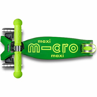Micro Kickboard Maxi Deluxe Foldable LED Scooter - New Neon Colors
