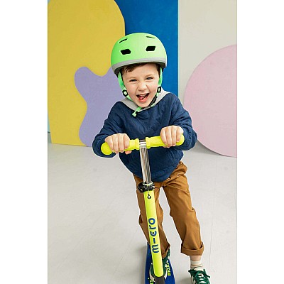 Micro Kickboard Maxi Deluxe Foldable LED Scooter - New Neon Colors