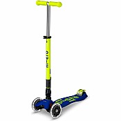 Micro Kickboard Maxi Deluxe Foldable LED Scooter - New Neon Colors