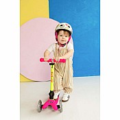 Micro Kickboard Mini Deluxe Foldable LED Scooter - New Neon Colors